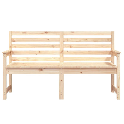 vidaXL Garden Bench 159.5x48x91.5 cm Solid Wood Pine - Brown