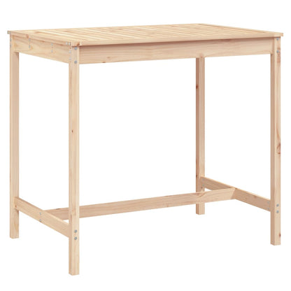 vidaXL Garden Table 121x82.5x110 cm Solid Wood Pine - Brown