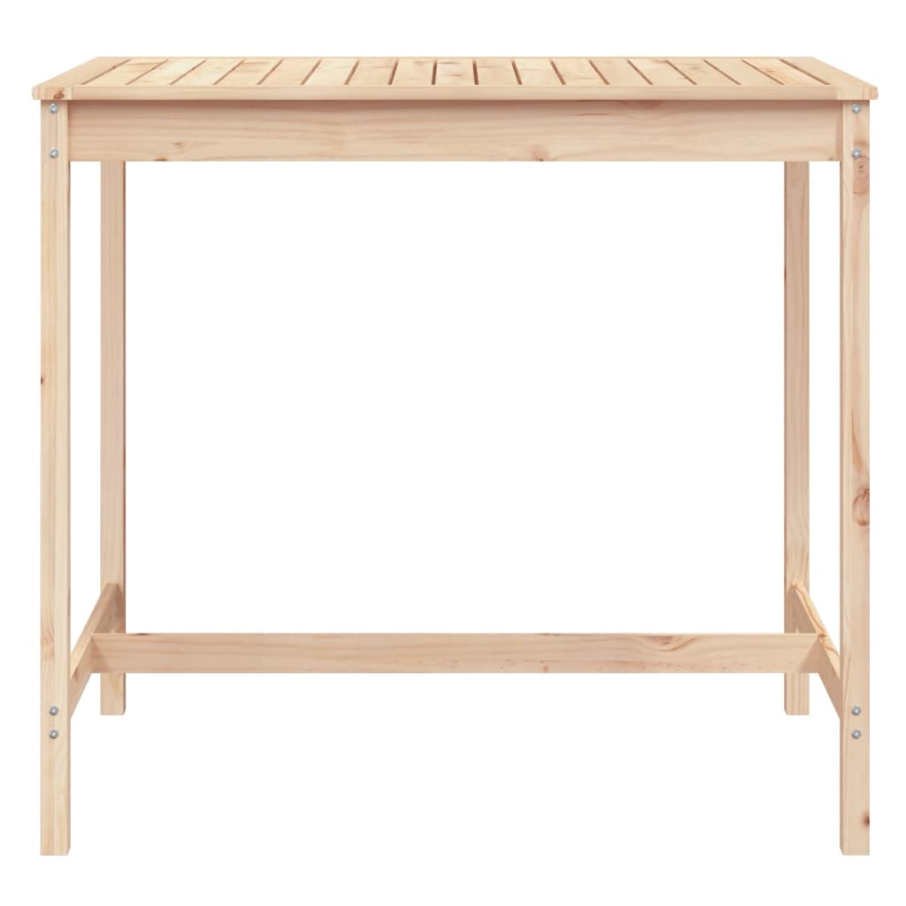 vidaXL Garden Table 121x82.5x110 cm Solid Wood Pine - Brown