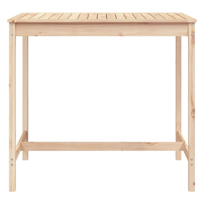 vidaXL Garden Table 121x82.5x110 cm Solid Wood Pine - Brown