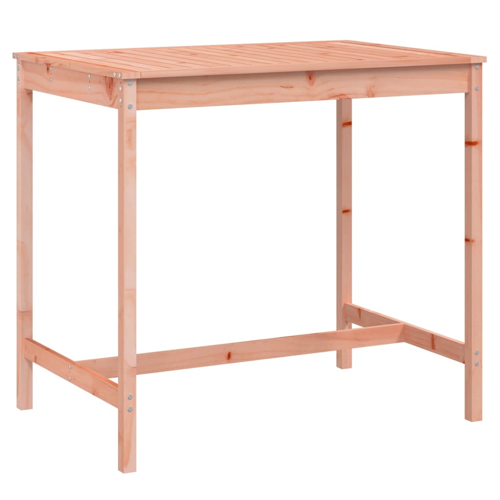 vidaXL Garden Table 121x82.5x110 cm Solid Wood Douglas - Brown