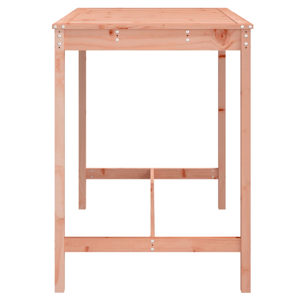 vidaXL Garden Table 121x82.5x110 cm Solid Wood Douglas - Brown
