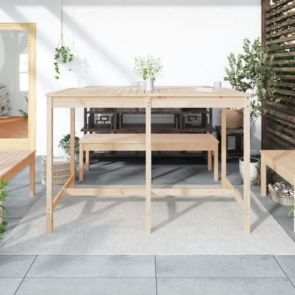 vidaXL Garden Table 159.5x82.5x110 cm Solid Wood Pine - Brown