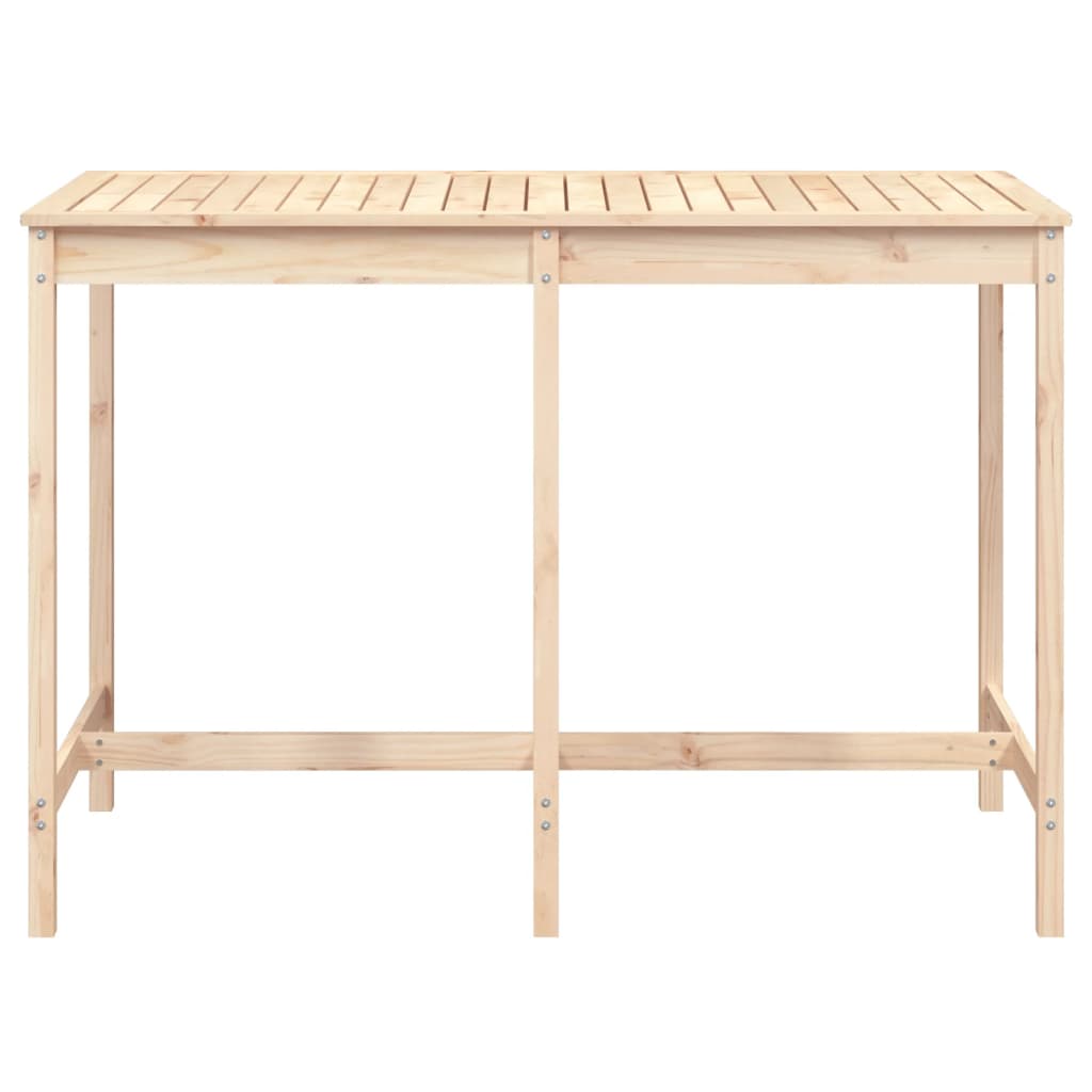 vidaXL Garden Table 159.5x82.5x110 cm Solid Wood Pine - Brown