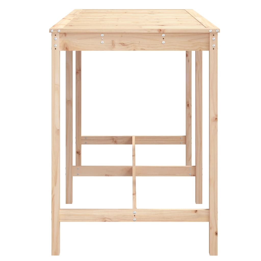 vidaXL Garden Table 159.5x82.5x110 cm Solid Wood Pine - Brown