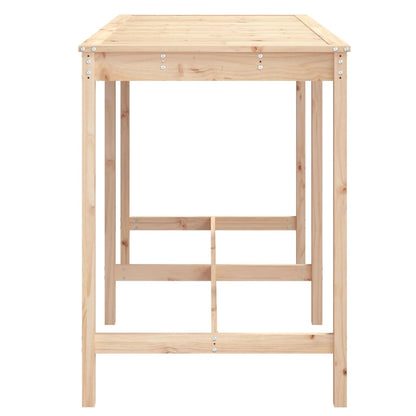 vidaXL Garden Table 159.5x82.5x110 cm Solid Wood Pine - Brown