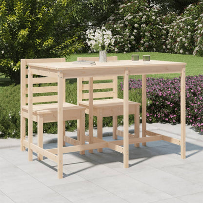 vidaXL Garden Table 159.5x82.5x110 cm Solid Wood Pine - Brown