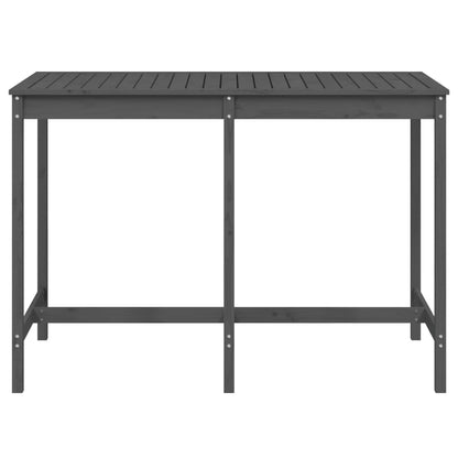 vidaXL Garden Table Grey 159.5x82.5x110 cm Solid Wood Pine