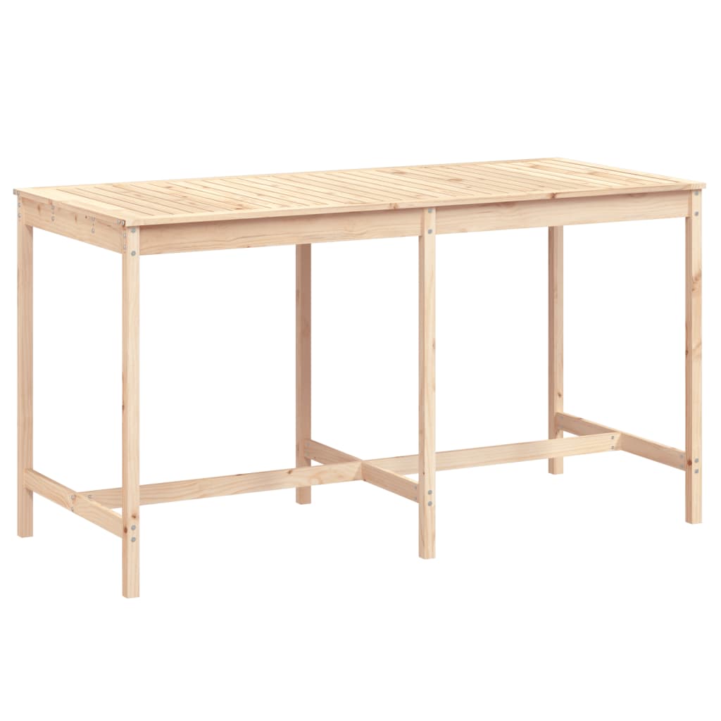 vidaXL Garden Table 203.5x90x110 cm Solid Wood Pine - Brown