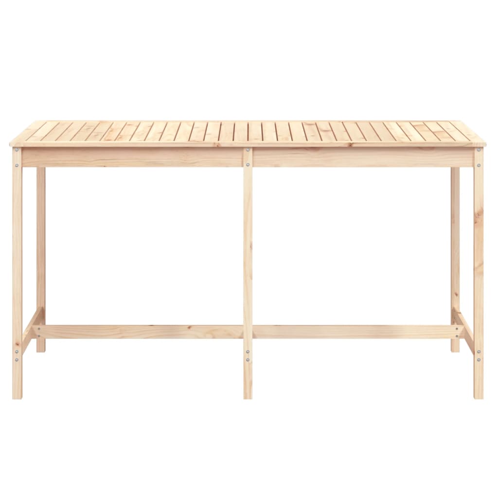 vidaXL Garden Table 203.5x90x110 cm Solid Wood Pine - Brown