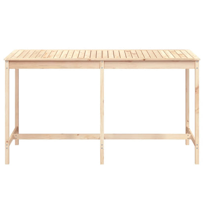 vidaXL Garden Table 203.5x90x110 cm Solid Wood Pine - Brown