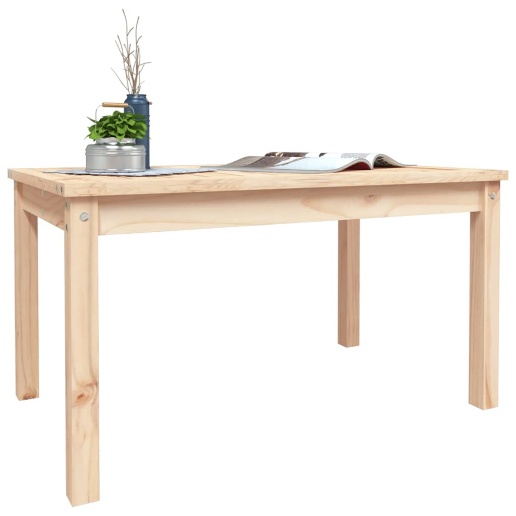 vidaXL Garden Table 82.5x50.5x45 cm Solid Wood Pine - Brown