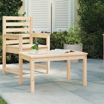 vidaXL Garden Table 82.5x50.5x45 cm Solid Wood Pine - Brown