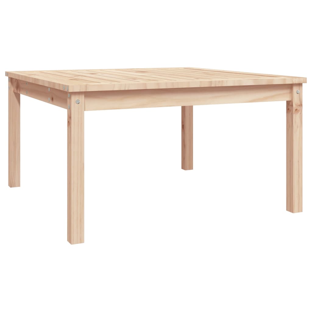 vidaXL Garden Table 82.5x82.5x45 cm Solid Wood Pine - Brown