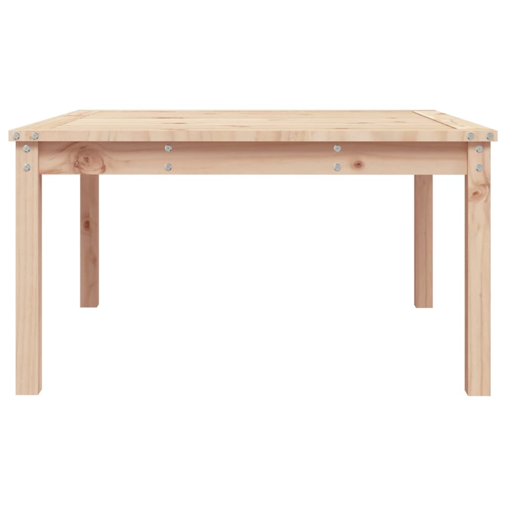 vidaXL Garden Table 82.5x82.5x45 cm Solid Wood Pine - Brown