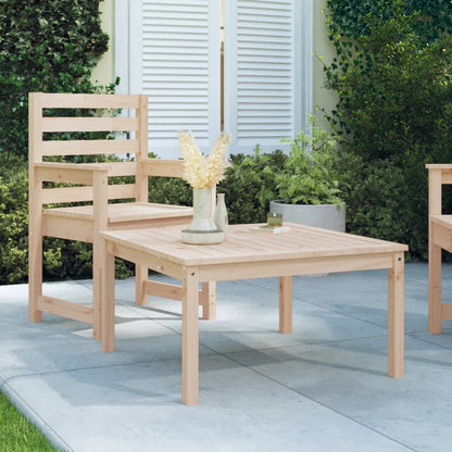 vidaXL Garden Table 82.5x82.5x45 cm Solid Wood Pine - Brown