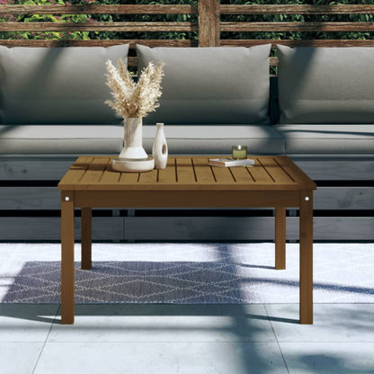 vidaXL Garden Table Honey Brown 82.5x82.5x45 cm Solid Wood Pine