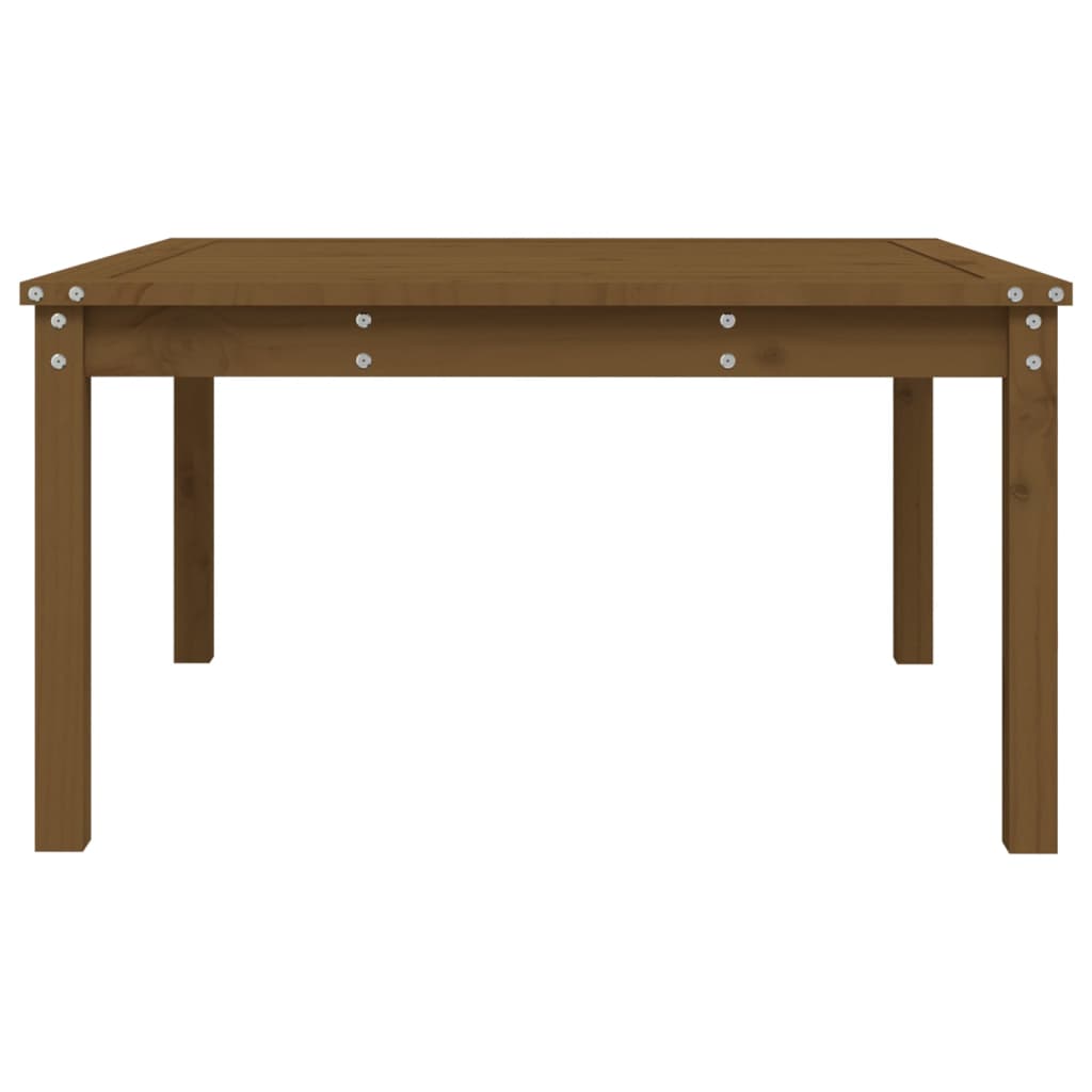 vidaXL Garden Table Honey Brown 82.5x82.5x45 cm Solid Wood Pine