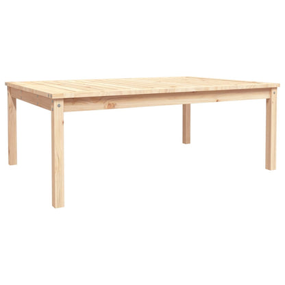 vidaXL Garden Table 121x82.5x45 cm Solid Wood Pine - Brown