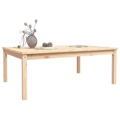 vidaXL Garden Table 121x82.5x45 cm Solid Wood Pine - Brown