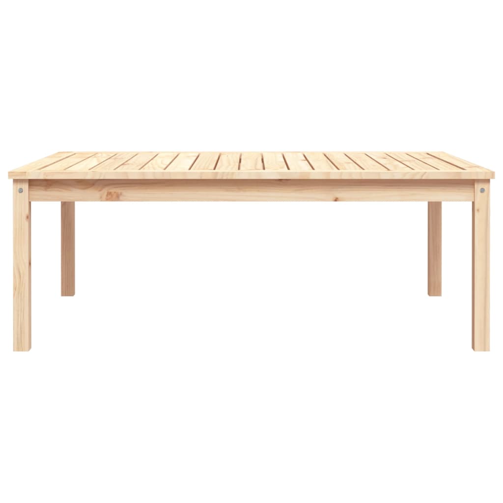 vidaXL Garden Table 121x82.5x45 cm Solid Wood Pine - Brown