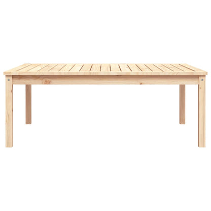 vidaXL Garden Table 121x82.5x45 cm Solid Wood Pine - Brown