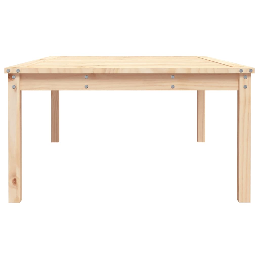 vidaXL Garden Table 121x82.5x45 cm Solid Wood Pine - Brown