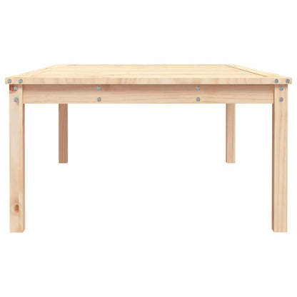 vidaXL Garden Table 121x82.5x45 cm Solid Wood Pine - Brown