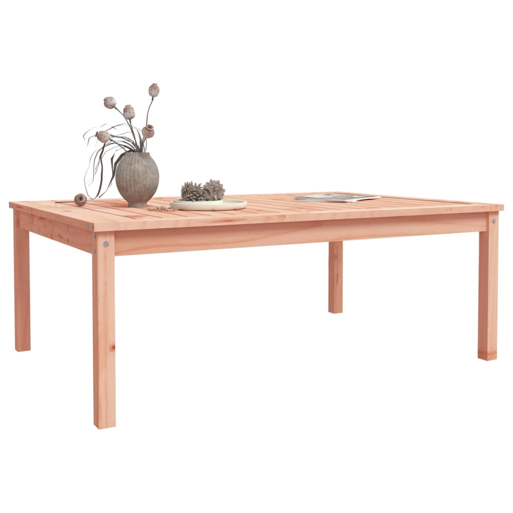 vidaXL Garden Table 121x82.5x45 cm Solid Wood Douglas - Brown