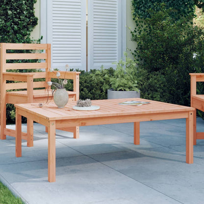 vidaXL Garden Table 121x82.5x45 cm Solid Wood Douglas - Brown