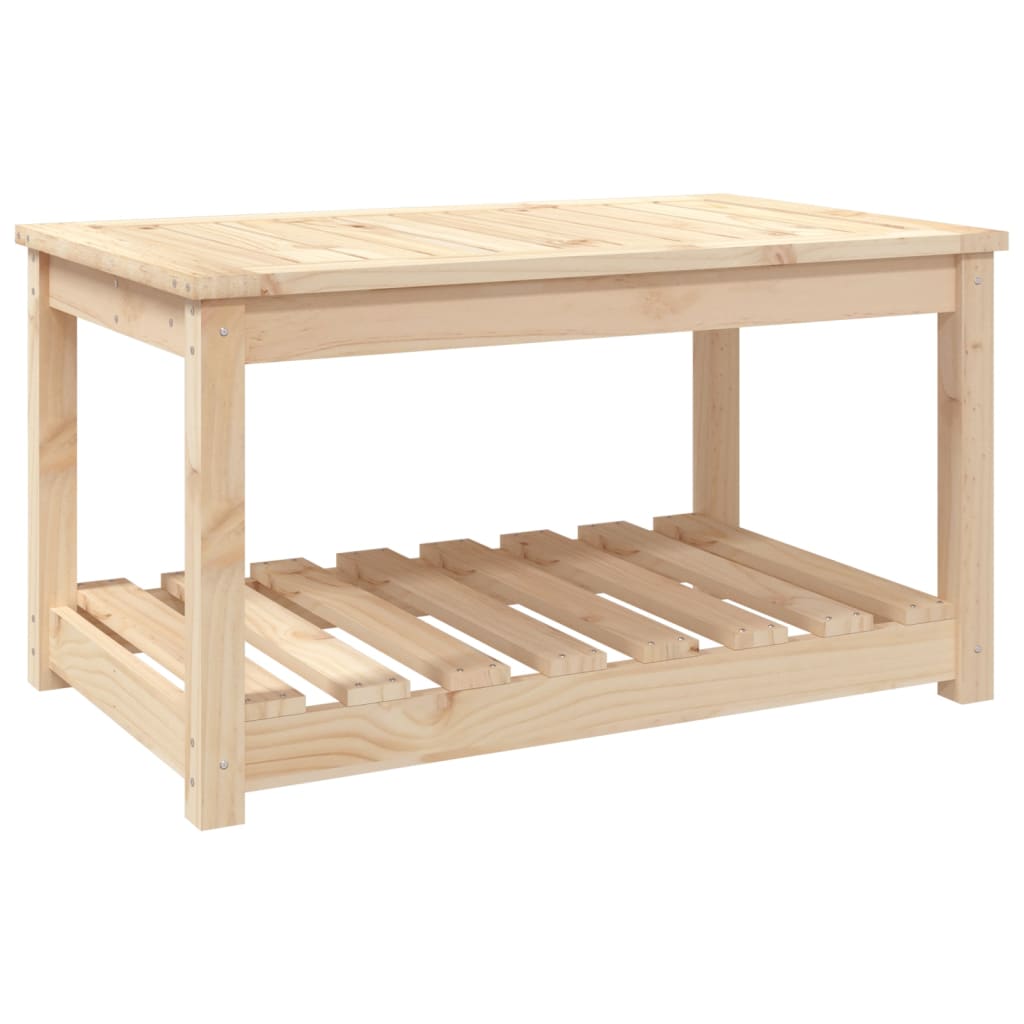 vidaXL Garden Table 82.5x50.5x45 cm Solid Wood Pine - Brown - 28125