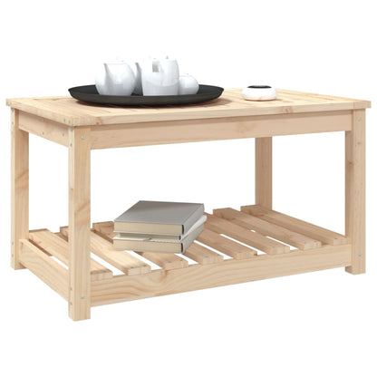 vidaXL Garden Table 82.5x50.5x45 cm Solid Wood Pine - Brown - 28125