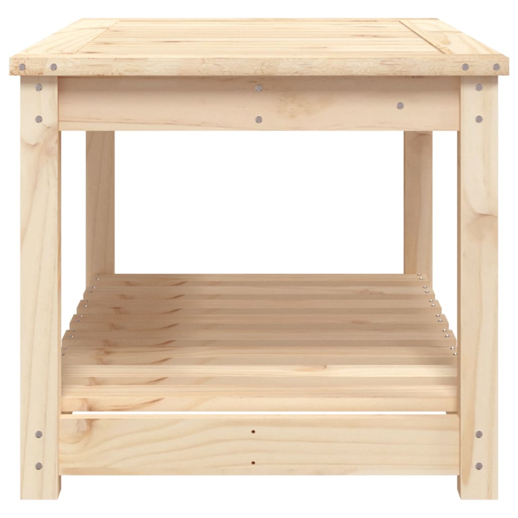 vidaXL Garden Table 82.5x50.5x45 cm Solid Wood Pine - Brown - 28125