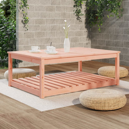 vidaXL Garden Table 121x82.5x45 cm Solid Wood Douglas - Brown - 28168