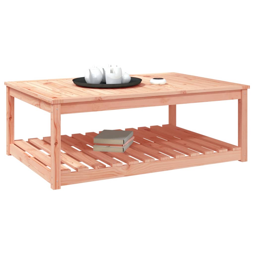 vidaXL Garden Table 121x82.5x45 cm Solid Wood Douglas - Brown - 28168