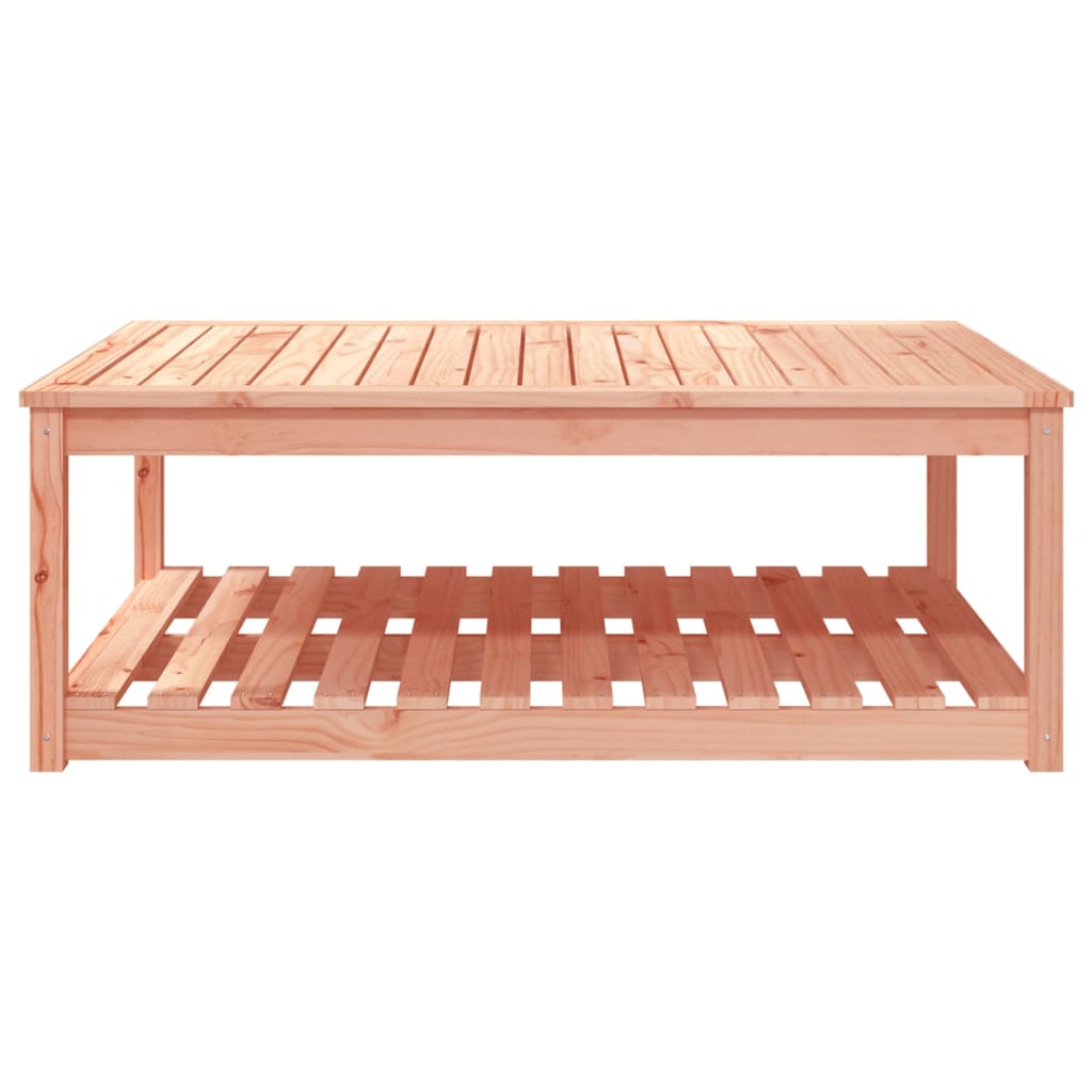 vidaXL Garden Table 121x82.5x45 cm Solid Wood Douglas - Brown - 28168