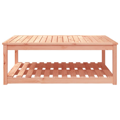 vidaXL Garden Table 121x82.5x45 cm Solid Wood Douglas - Brown - 28168