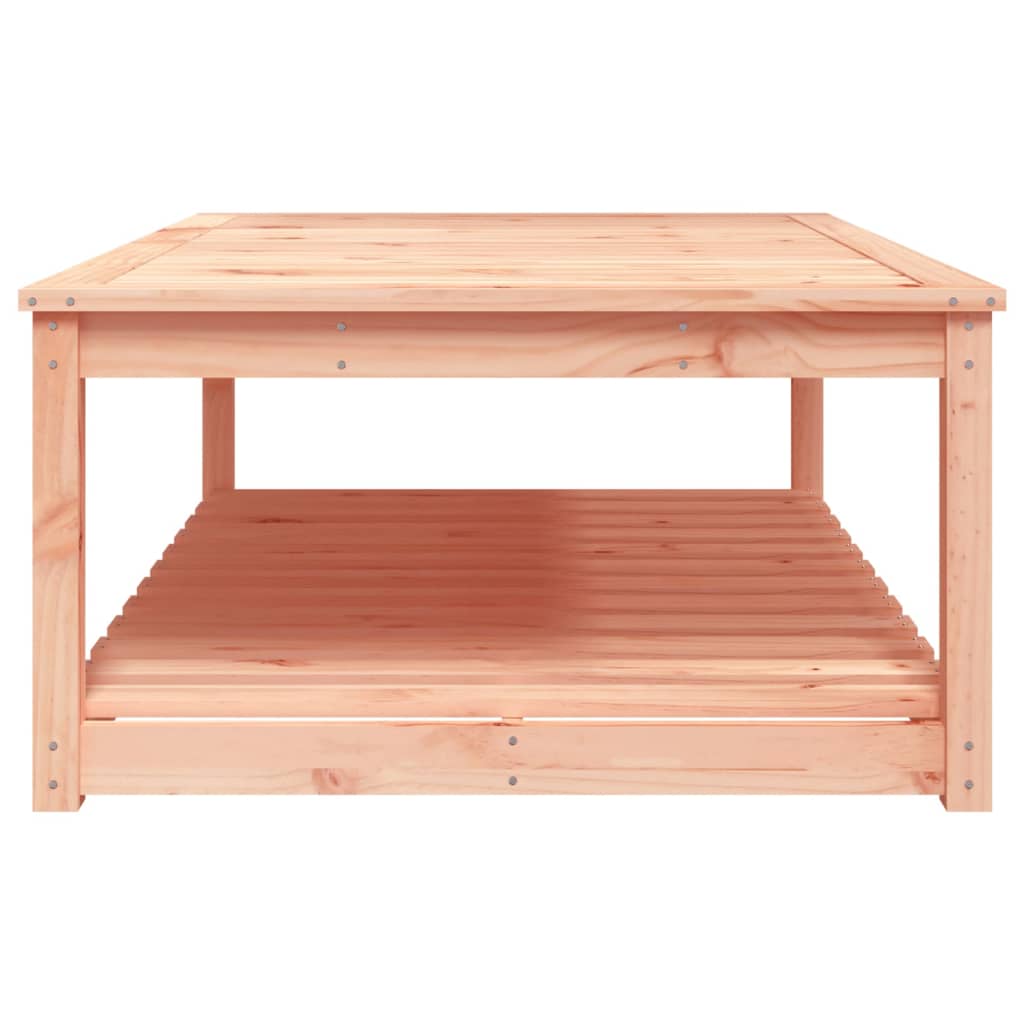 vidaXL Garden Table 121x82.5x45 cm Solid Wood Douglas - Brown - 28168