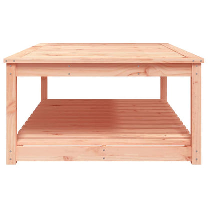 vidaXL Garden Table 121x82.5x45 cm Solid Wood Douglas - Brown - 28168