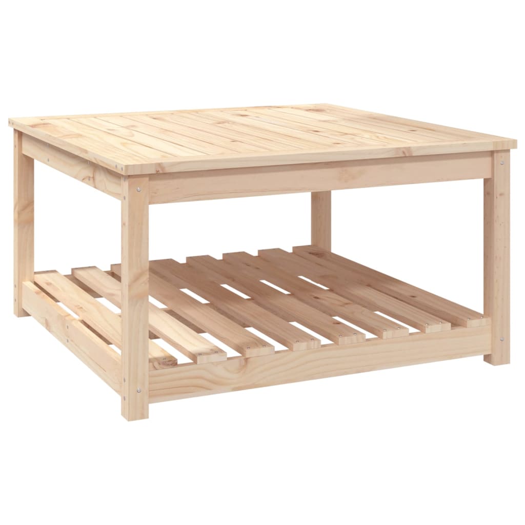 vidaXL Garden Table 82.5x82.5x45 cm Solid Wood Pine - Brown - 28129