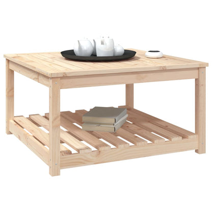 vidaXL Garden Table 82.5x82.5x45 cm Solid Wood Pine - Brown - 28129