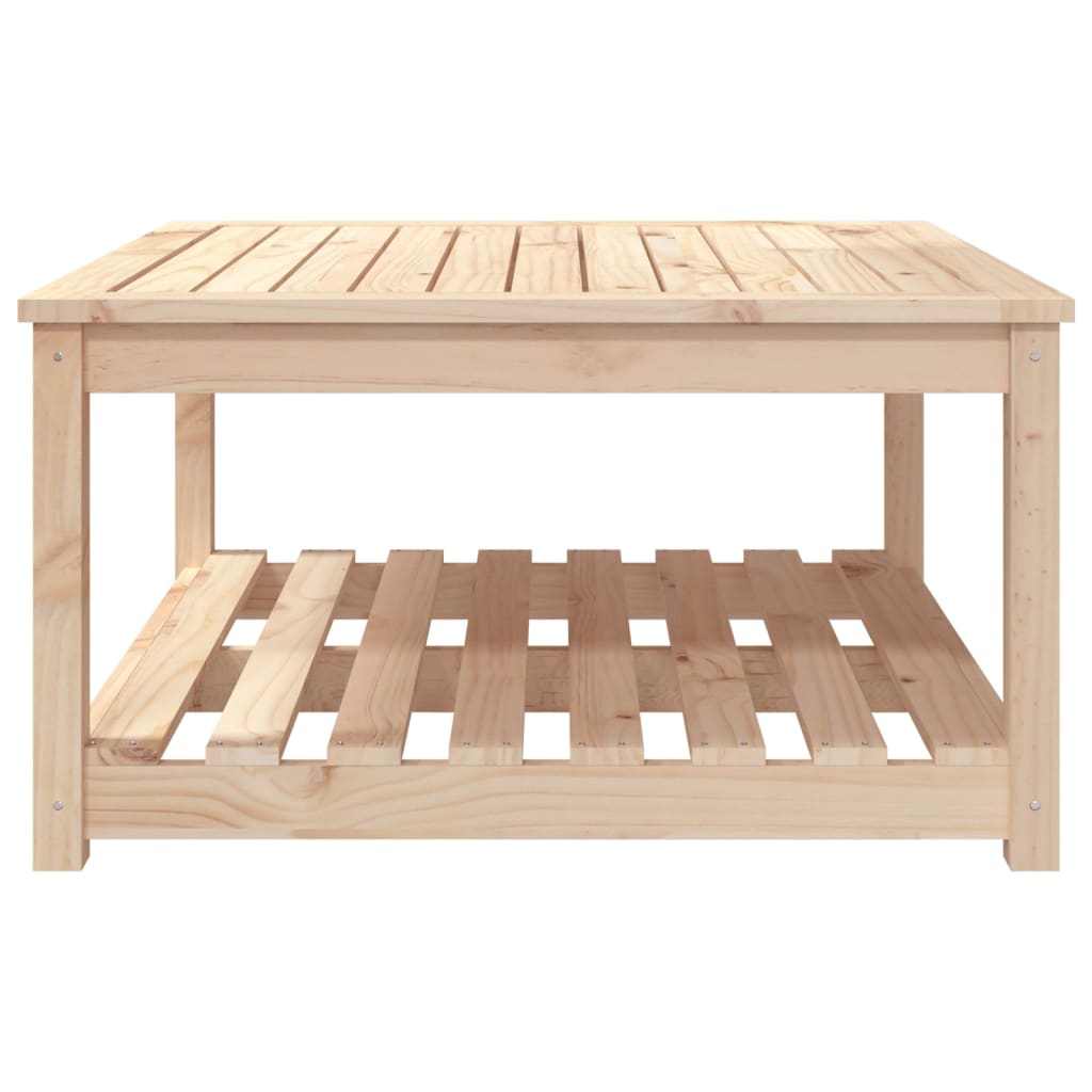 vidaXL Garden Table 82.5x82.5x45 cm Solid Wood Pine - Brown - 28129
