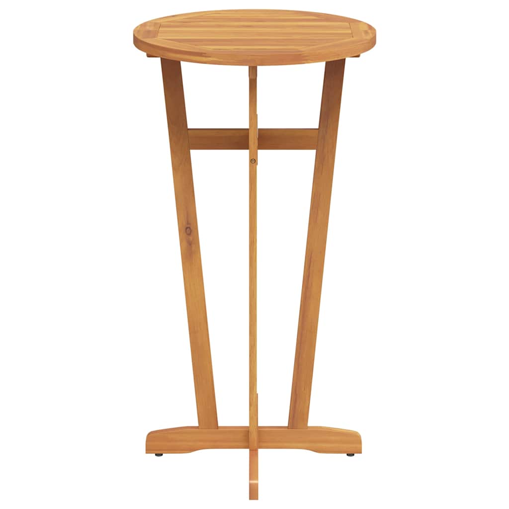 vidaXL Garden Bar Table Ø60x105 cm Solid Wood Acacia - Brown