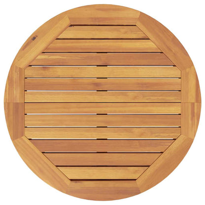 vidaXL Garden Bar Table Ø60x105 cm Solid Wood Acacia - Brown
