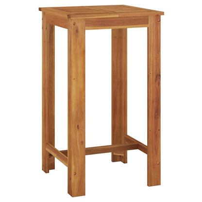vidaXL Garden Bar Table 60x60x105 cm Solid Wood Acacia - Brown