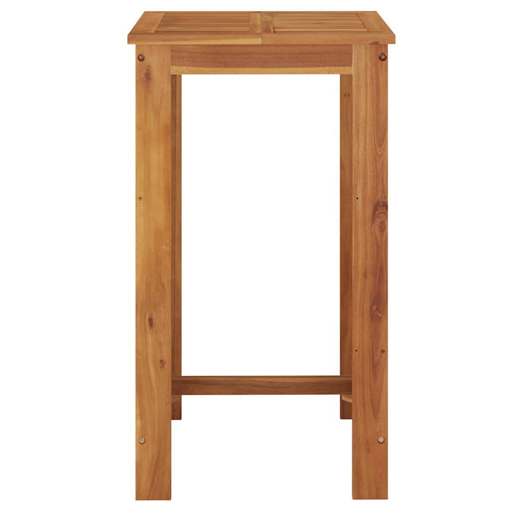 vidaXL Garden Bar Table 60x60x105 cm Solid Wood Acacia - Brown