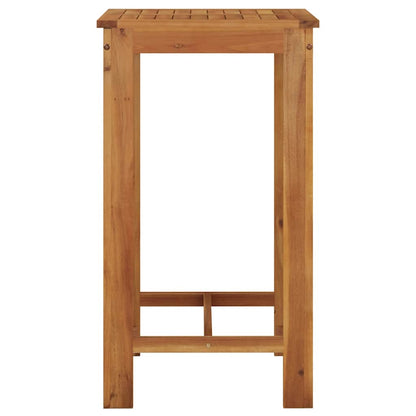 vidaXL Garden Bar Table 60x60x105 cm Solid Wood Acacia - Brown