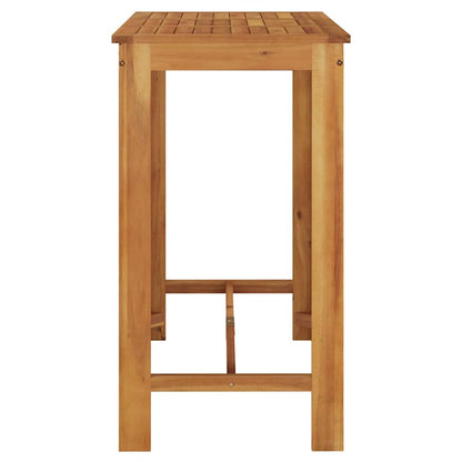 vidaXL Garden Bar Table 120x60x105 cm Solid Wood Acacia - Brown