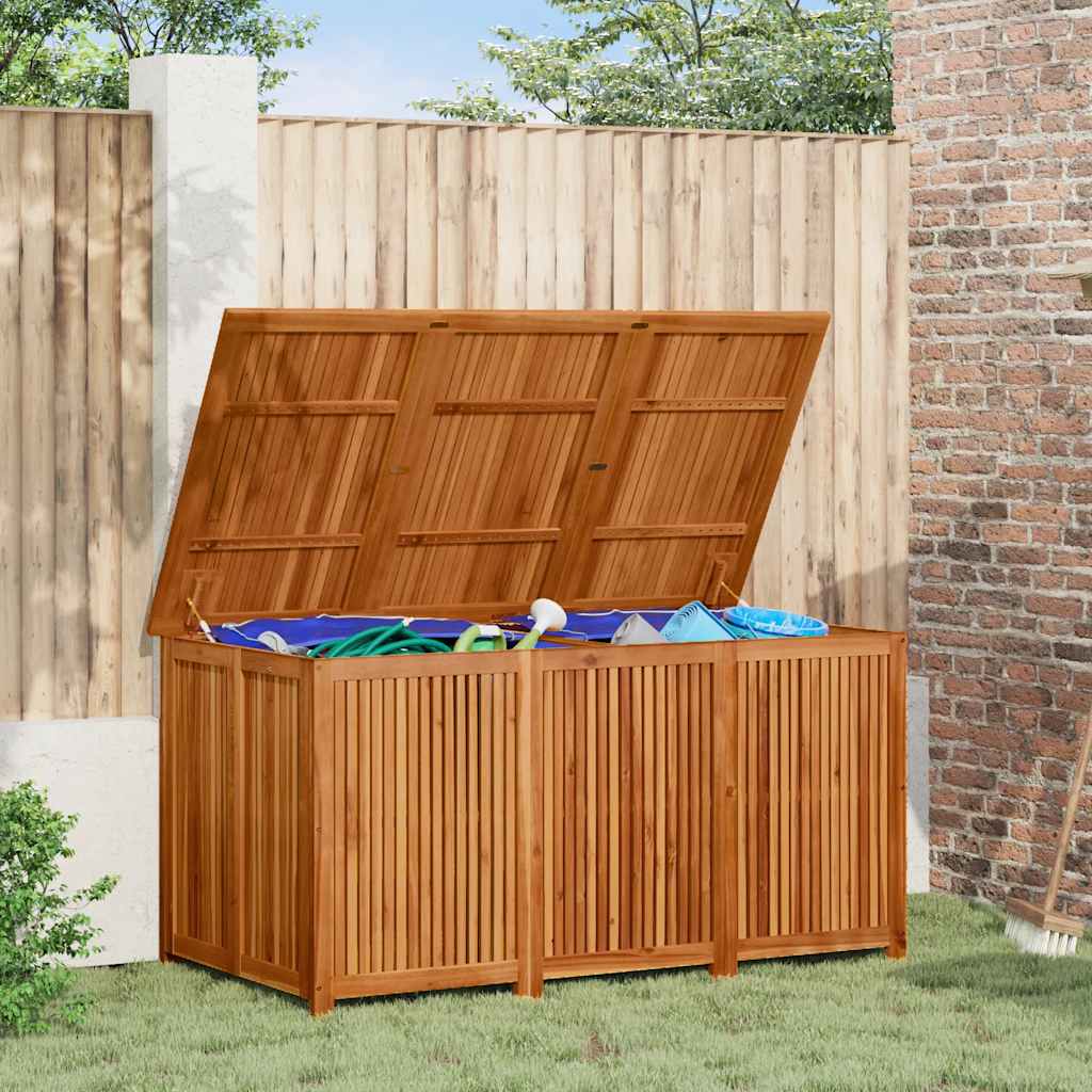 vidaXL Garden Storage Box 150x80x75 cm Solid Wood Acacia - Brown