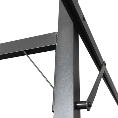 vidaXL Pergola with Retractable Roof Taupe 295x292x230 cm